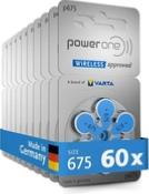 60 Piles Auditives Power One 675 – 10 Plaquettes