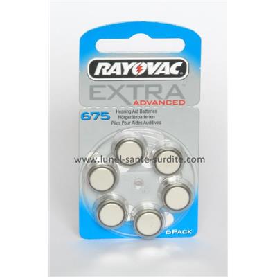 Pile auditive 675 Rayovac Extra 