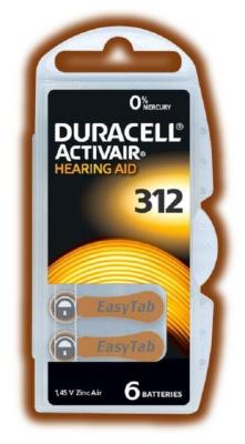 Pile auditive Duracell Activair