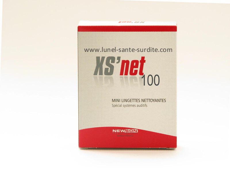 Lingette nettoyante appareil auditif XS Net 100 Newson - Lunel Santé Surdité