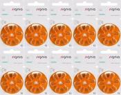 Piles Auditives Signia 13 (PR48) – Pack de 10 Plaquettes (60 Piles)