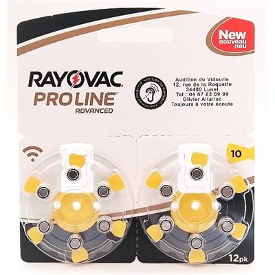 Pile auditive 10 Rayovac Proline Advanced