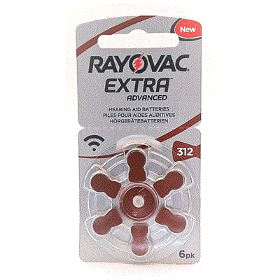 Pile auditive 312 Rayovac Extra 