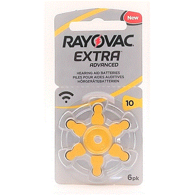 Pile auditive 10 Rayovac Extra 