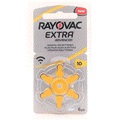 Pile auditive 10 Rayovac Extra 