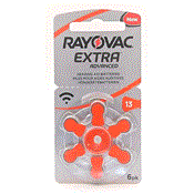 Pile auditive 13 Rayovac Extra 